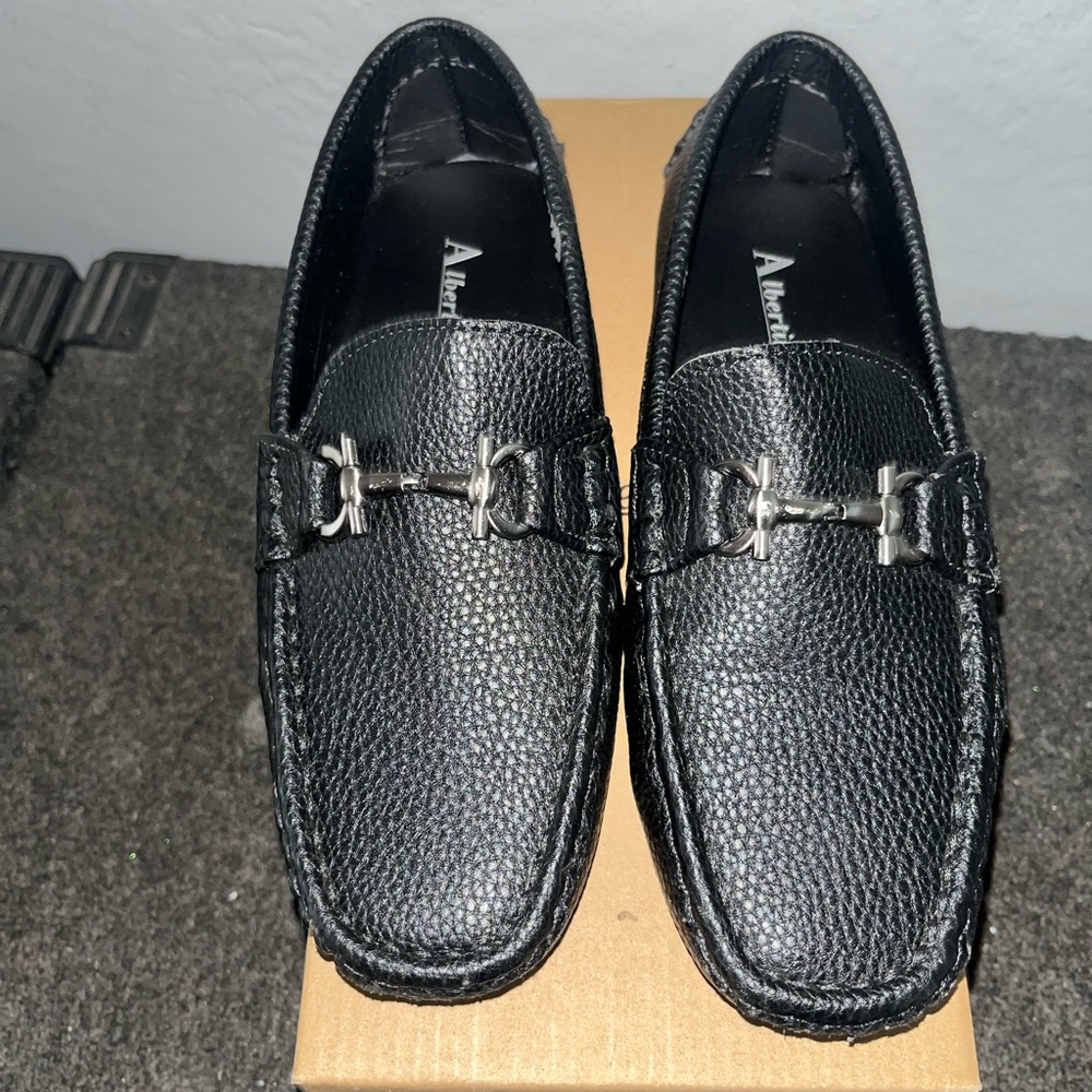 Junior Black Dress Loafers for Kids